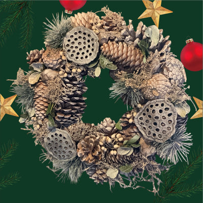 Pine & Berry Round Wreath