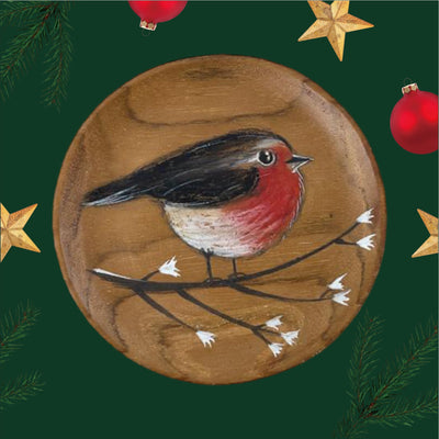 Robin Wooden Dish