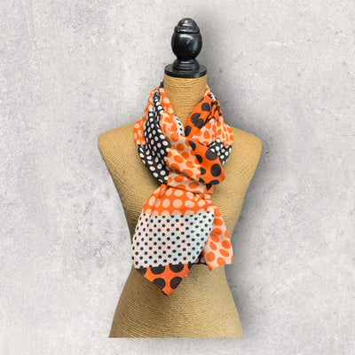 Scarf - Spotty Orange