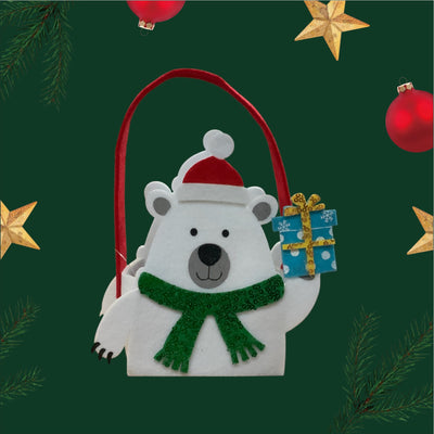 Felt Polar Bear Bag