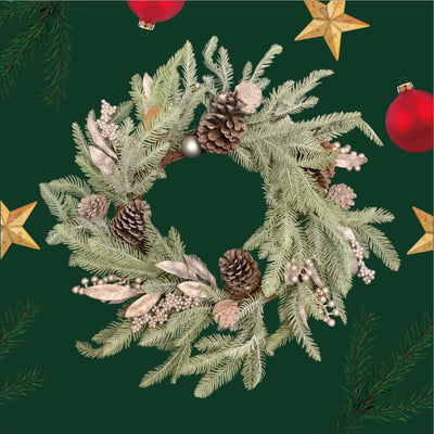 Frosted Pine Wreath