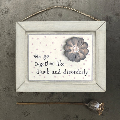 Landscape Hanging Plaque - Drunk & Disorderly