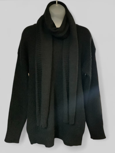 Jumper & Scarf - Black