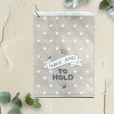 Grey Paper Bags - To Have And To Hold