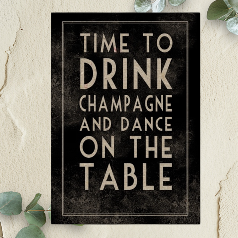 Poster - Time To Drink
