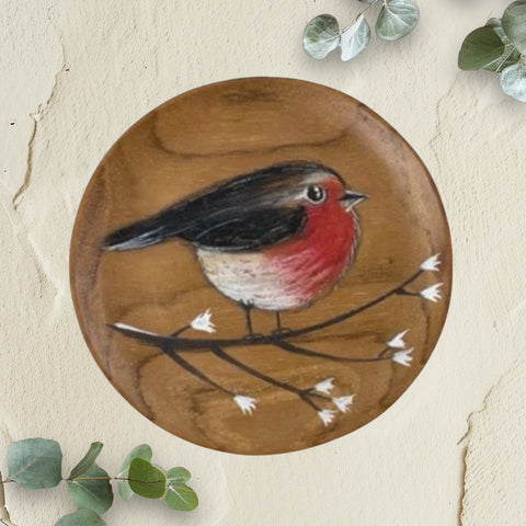 Robin Wooden Dish
