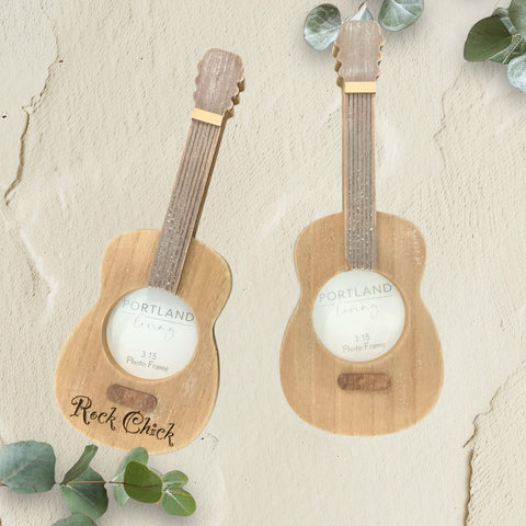 Guitar Shaped Photo Frame
